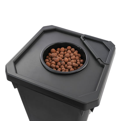 Recirculating Hydroponic System Strong Air Water Pump 6 Grow Buckets 27L