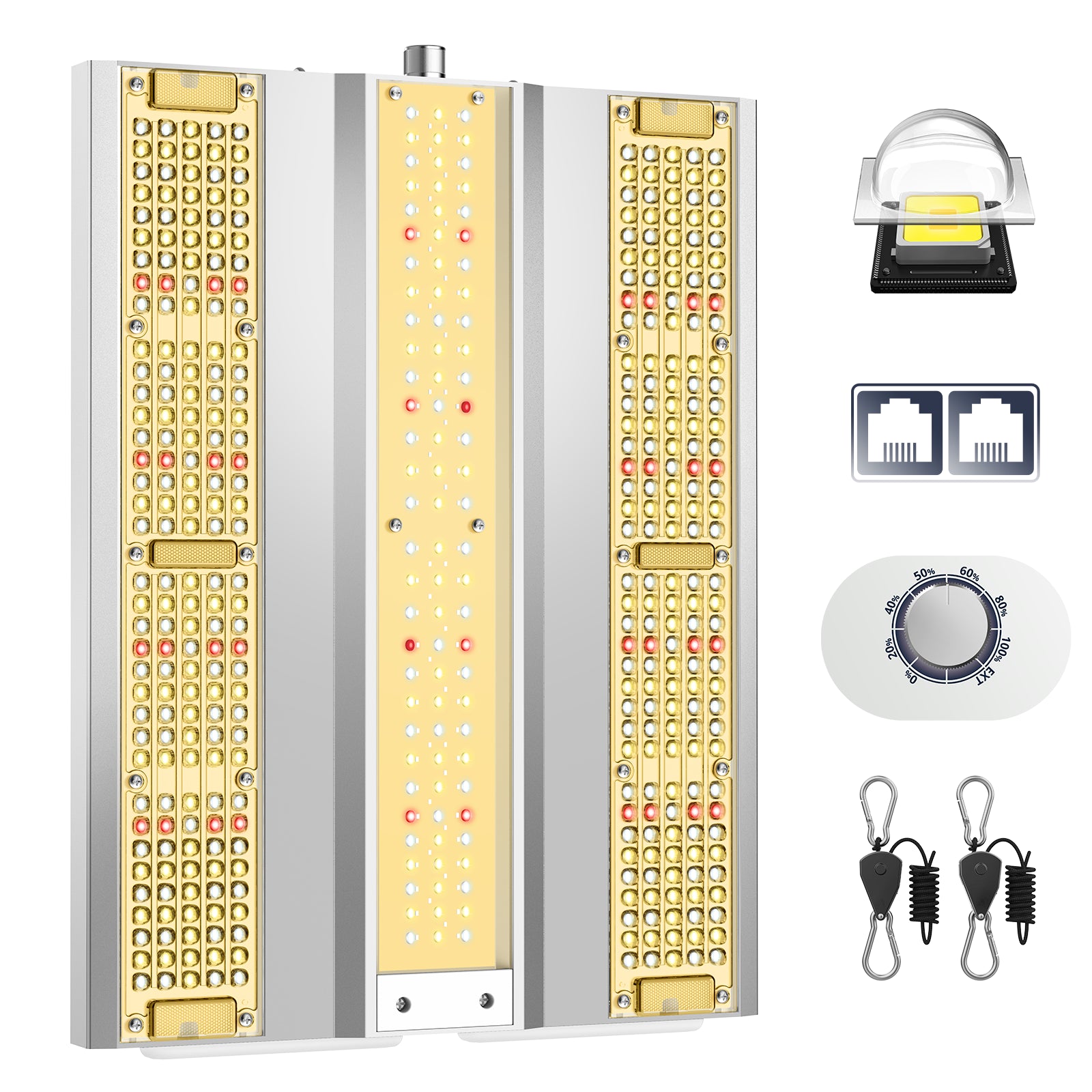 VIPARSPECTRA XS1500 Pro 150W LED Grow Light Full Spectrum Indoor Grow Tent Kits