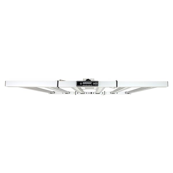 HTGSupply AgroMax Prime-2200X LED grow light with 760W power, shown in profile view for indoor plant cultivation.