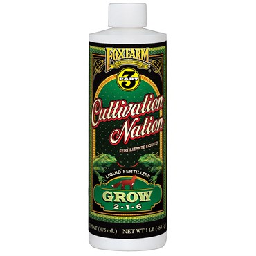 FoxFarm Cultivation Nation Grow 2-1-6 | 16oz Step 1 Liquid Veg Fertilizer