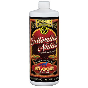 FoxFarm Cultivation Nation Bloom 0-5-4 | 32oz Step 3 Liquid Bloom Fertilizer