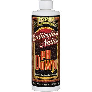 FoxFarm Cultivation Nation pH Down Nutrient Solution Adjuster | 16oz