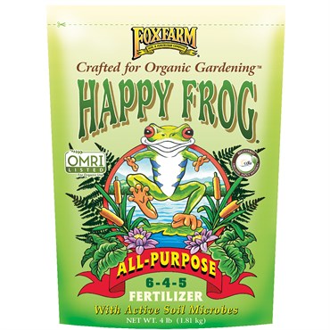 FoxFarm Happy Frog All-Purpose Fertilizer 6-4-5 | 4lb OMRI Listed