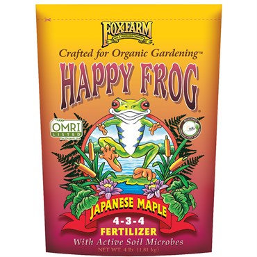 FoxFarm Happy Frog Japanese Maple Fertilizer 4-3-4 | 4lb OMRI Listed