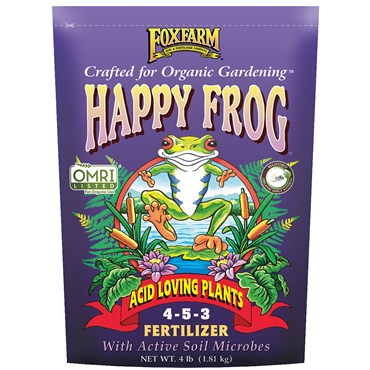 FoxFarm Happy Frog Acid Loving Plants Fertilizer 4-5-3 | 4lb OMRI Listed