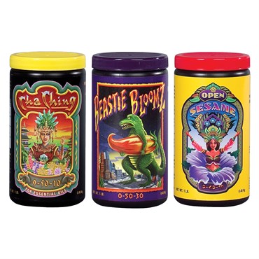 FoxFarm Soluble Fertilizer Trio Pack | 3-Part Bloom Program | 3 x 1lb