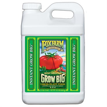 FoxFarm Grow Big Fertilizer 6-4-4 | 2.5 Gallon Liquid Concentrate