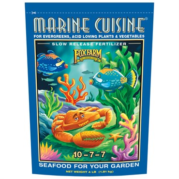 FoxFarm Marine Cuisine Slow-Release Fertilizer 10-7-7 | 4lb Bag