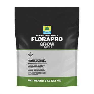 General Hydroponics FloraPro Grow 10-12-22 | 5lb Commercial Dry Fertilizer
