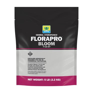General Hydroponics FloraPro Bloom 7-12-27 | 5lb Commercial Dry Fertilizer