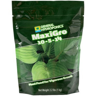 General Hydroponics MaxiGro 10-5-14 | 2.2lb Dry Soluble Veg Fertilizer