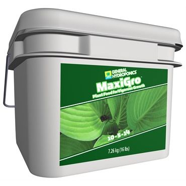 General Hydroponics MaxiGro 10-5-14 | 16lb Dry Soluble Veg Fertilizer
