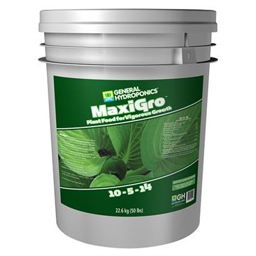 General Hydroponics MaxiGro 10-5-14 | 50lb Bulk Dry Soluble Veg Fertilizer