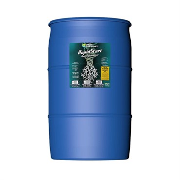 General Hydroponics RapidStart root development supplement bottle for hydroponic nutrients, 55-gallon size.