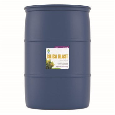 Botanicare Silica Blast nutrient bottle from Bfgsupply, 55-gallon size, containing silica supplement for plant growth