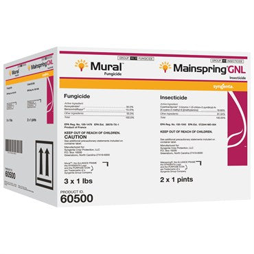 Mural® + Mainspring® GNL Fungicide/Insecticide - Multipack - Contains (3) 1lb Mural® & (2) 1pt Mainspring® GNL
