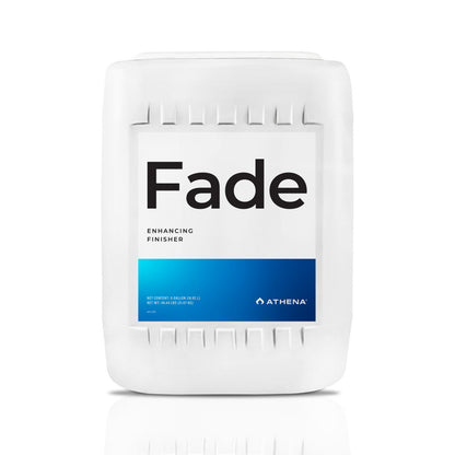 Athena Fade Enhancing Finisher in a 1-gallon container, hydroponic nutrients by ATHENA, for plant finish and color enhancement.