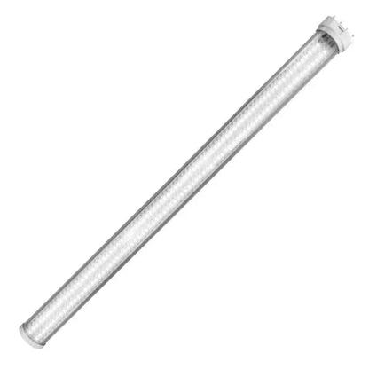 AgroMax 6400K LED TEK grow light bulb providing full-spectrum white light for plant growth in indoor gardens.