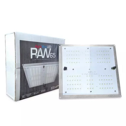 HTGSupply AgroMax RAW 65 3000K LED grow light with full spectrum and energy-efficient design for indoor plant growth.