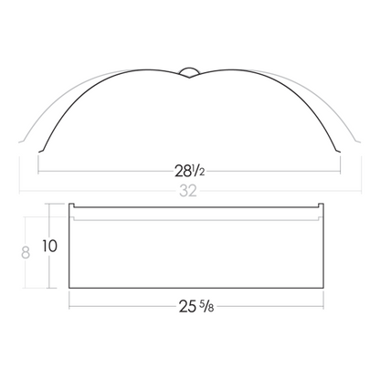 Double-ended adjustable wing reflector for grow lights by High Yield Lighting, designed to optimize light distribution.