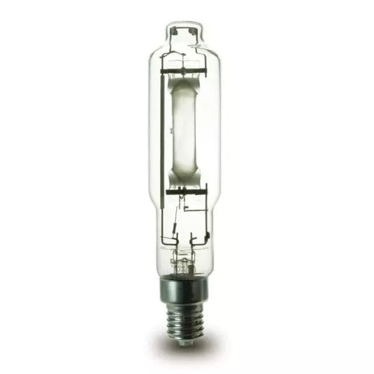 GrowBright 1000 Watt Metal Halide Grow Light bulb providing high-intensity illumination for plant growth.