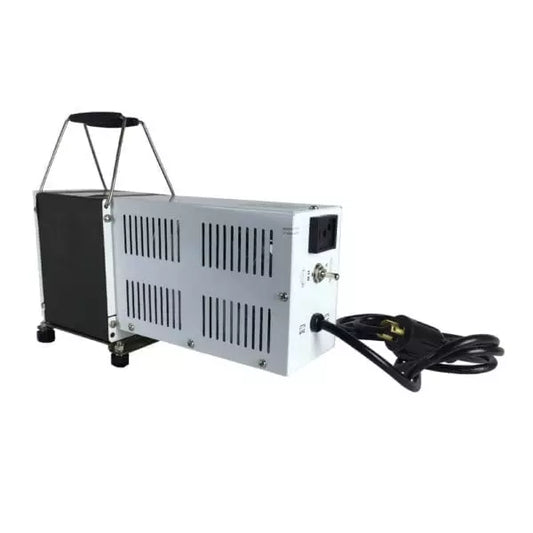 GrowBright 1000 Watt switchable grow light ballast in a compact, black metal casing for 480-volt horticultural lighting systems.