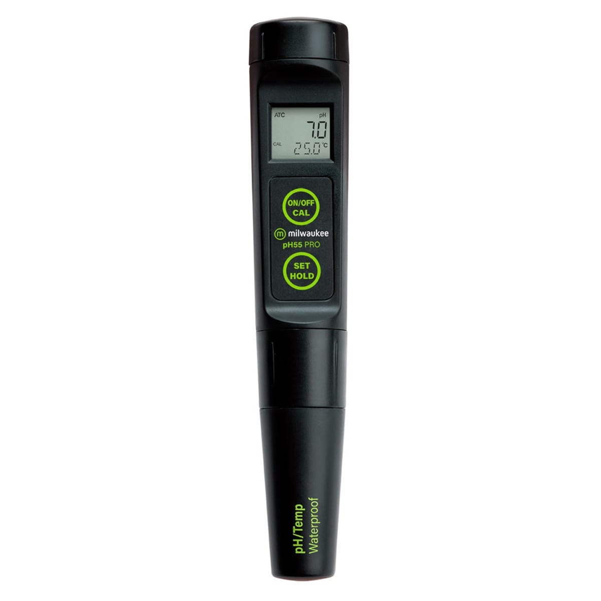 Milwaukee PH55 waterproof pH temperature tester meter for hydroponic nutrient solution monitoring