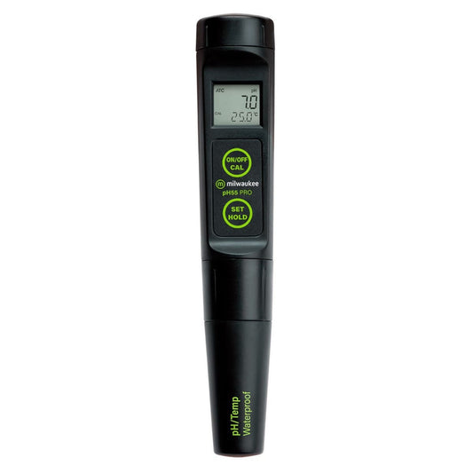Milwaukee PH55 waterproof pH temperature tester meter for hydroponic nutrient solution monitoring