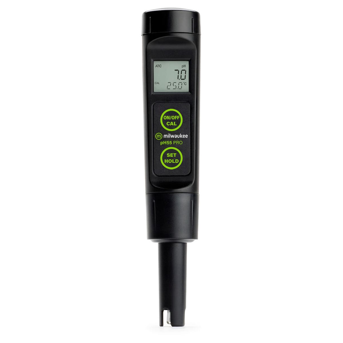 Milwaukee PH55 waterproof pH temperature tester meter for hydroponic nutrient solution monitoring