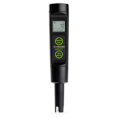 Milwaukee PH55 waterproof pH temperature tester meter for hydroponic nutrient solution monitoring