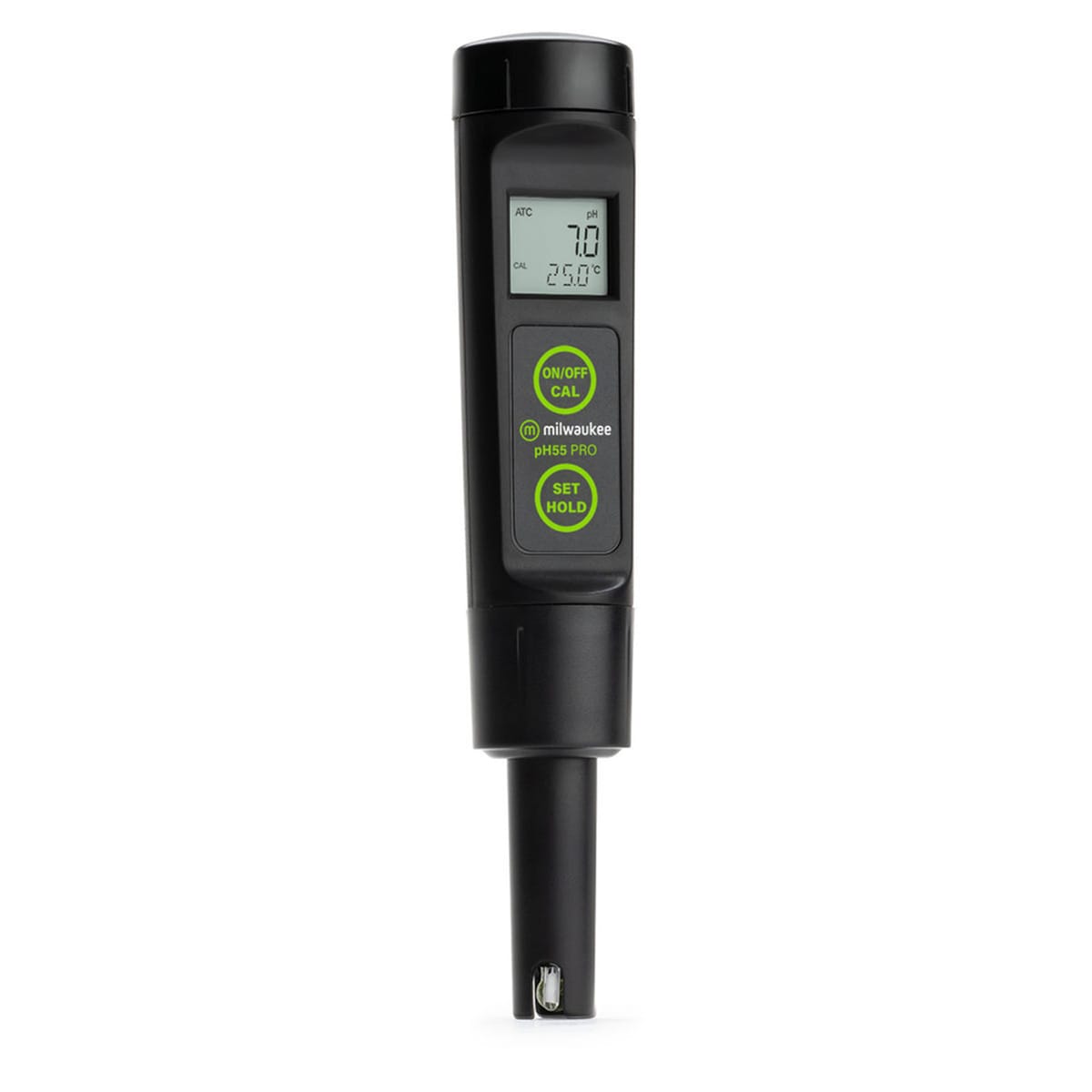 Milwaukee PH55 waterproof pH temperature tester meter for hydroponic nutrient solution monitoring