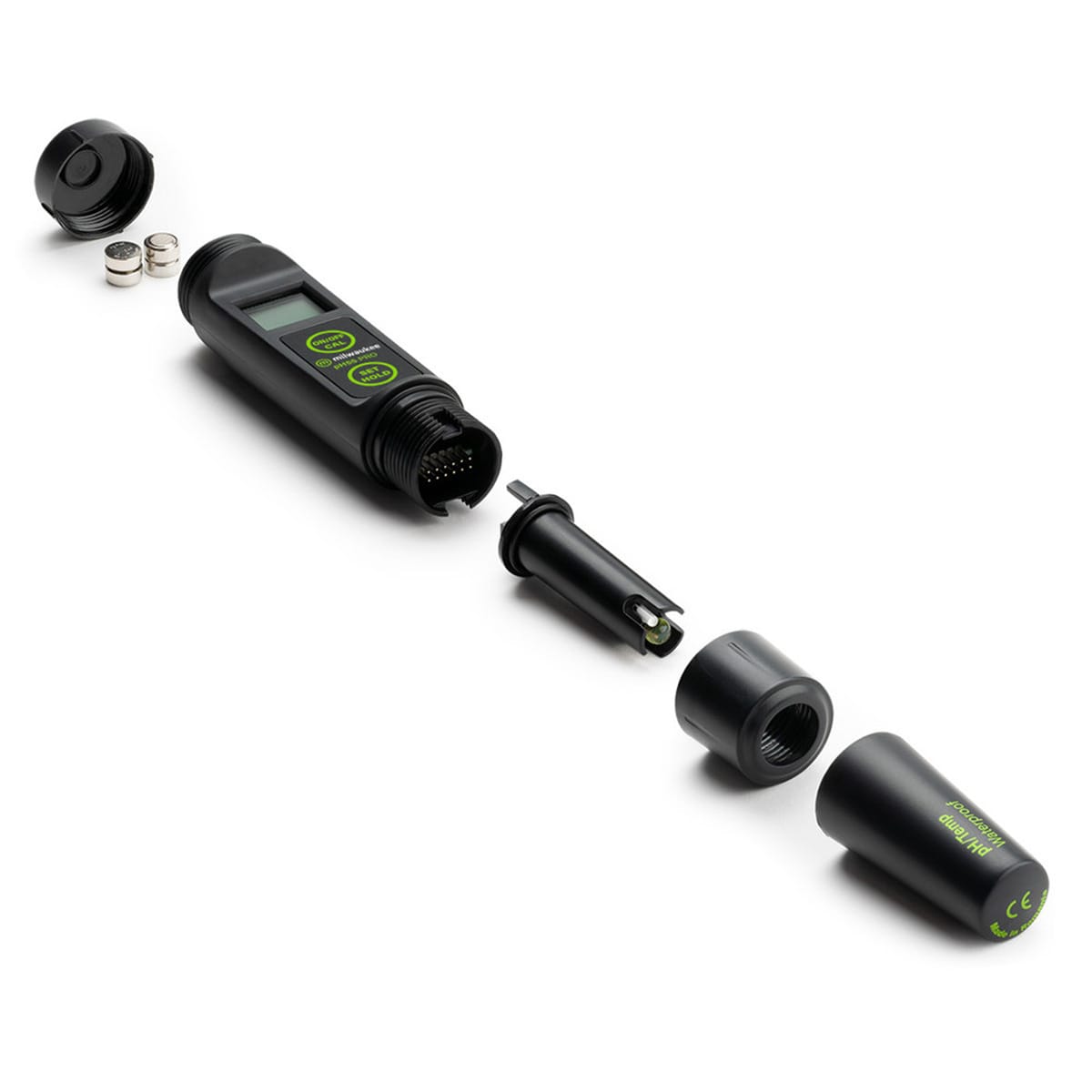 Milwaukee PH55 waterproof pH temperature tester meter for hydroponic nutrient solution monitoring