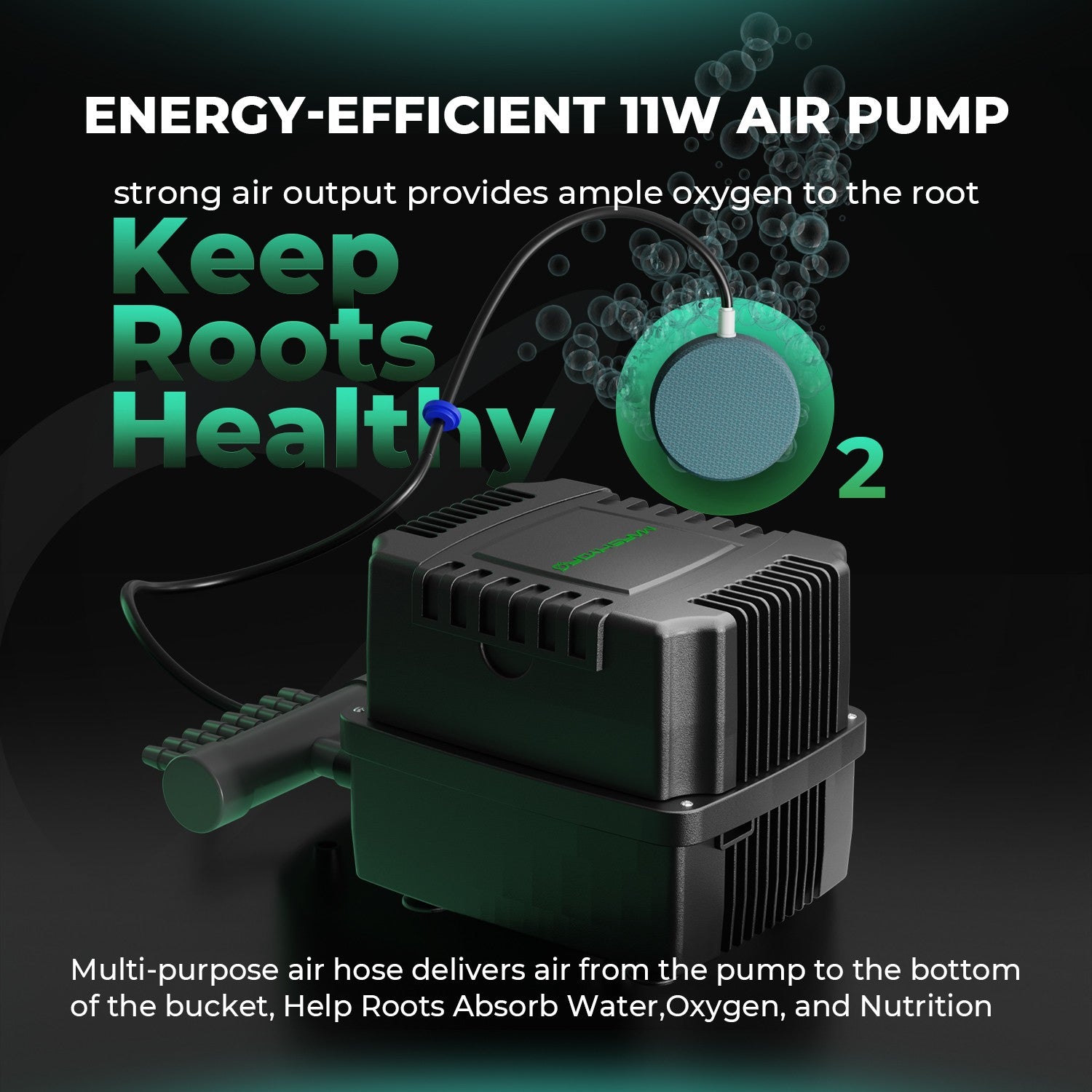Mars Hydro DWC Hydroponics Grow System 5 Gallon Deep Water Culture with 4 Bucket